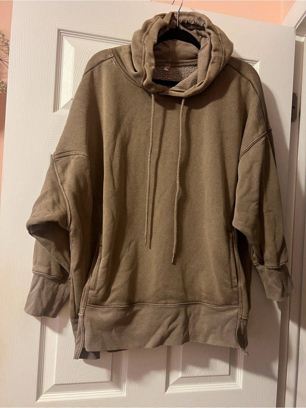 Sprint to the finish hoodie- Hickory